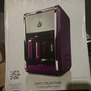NEW Bella dots collection 12 cups coffee maker
